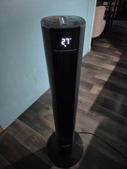 Digital Oscillating Tower Fan with LED Display
