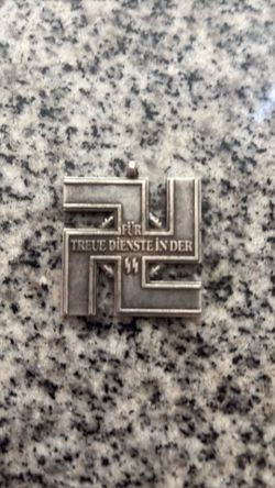 SS 12 year service medal