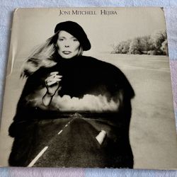 Joni Mitchell Hejira Vinyl LP  1976 First Press VG plus ultrasonic cleaned