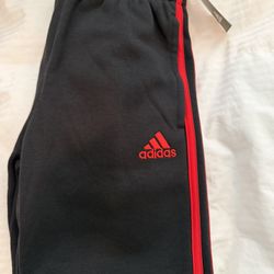 Adidas Black/Red Size S (8) - Brand New 