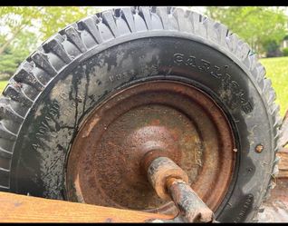 Wheel Barrow Tire with Rim