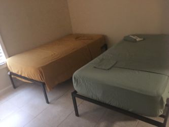 TWIN BEDS WITH MATTRESS