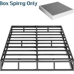 Box-Spring King, 9 Inch Metal Full Size Box Spring, Mattress Foundation Full Size Box Spring