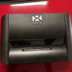 NVX XCAP10H True 10 Farad Stiffening Hybrid Capacitor with Digital Display and Built-in Distribution Block