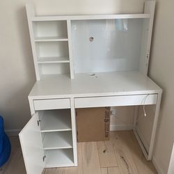 IKEA - Micke Desk W/ Add On Storage 