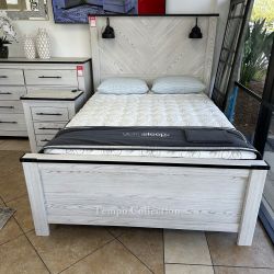 Queen Bed, Bedroom, Bed Frame