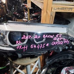 2017-20 Bmw 5 S Right Headlight 