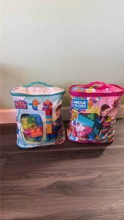Mega Bloks Building Blocks Bags – Set of 2