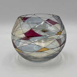 Romanian Milano Glass Bowl
