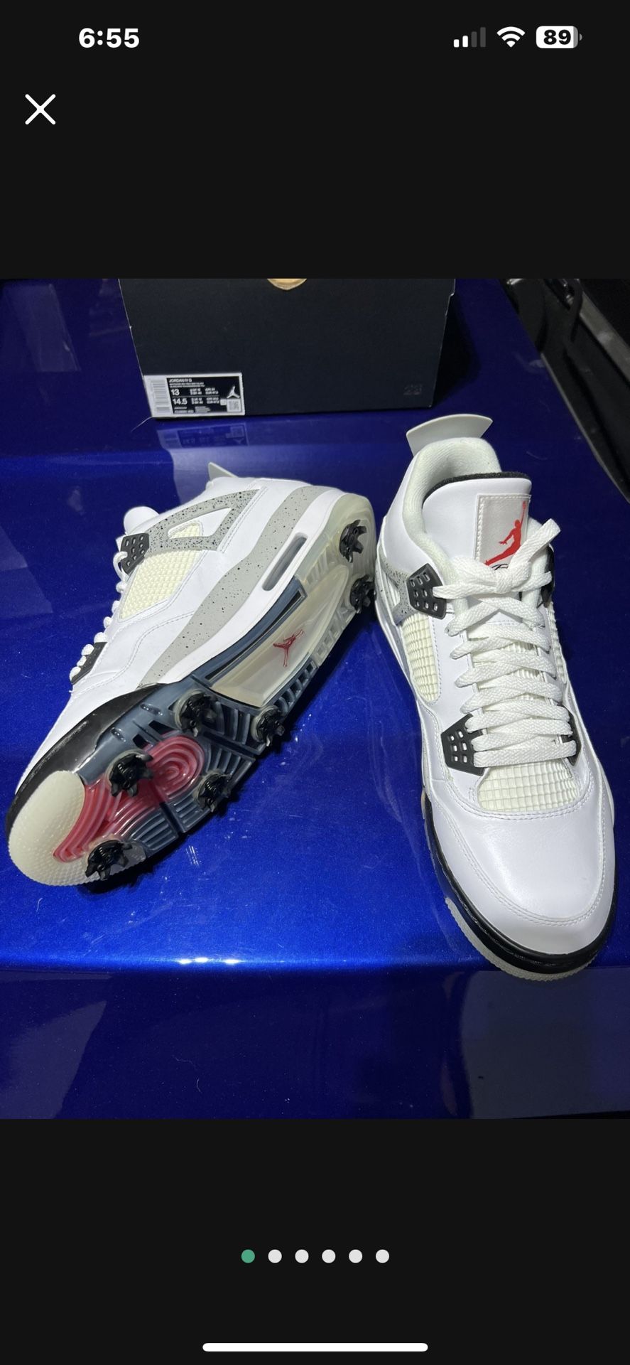 New Nike White Cement Golf Size 13