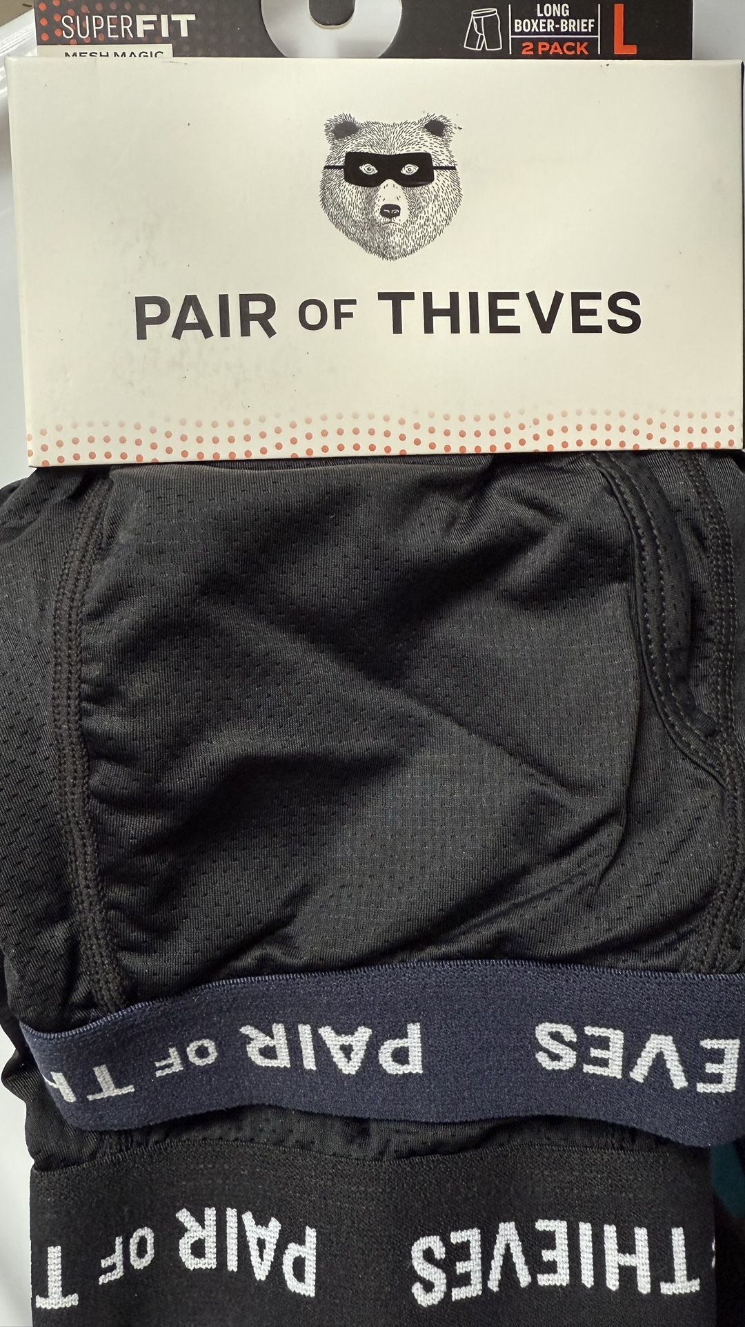 Pair Of Thieves Super Fit Long Boxer Brief 2pk