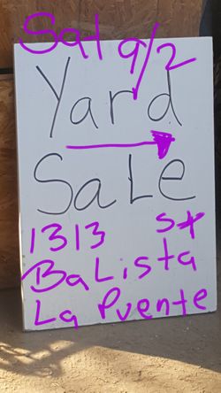 Yard sale