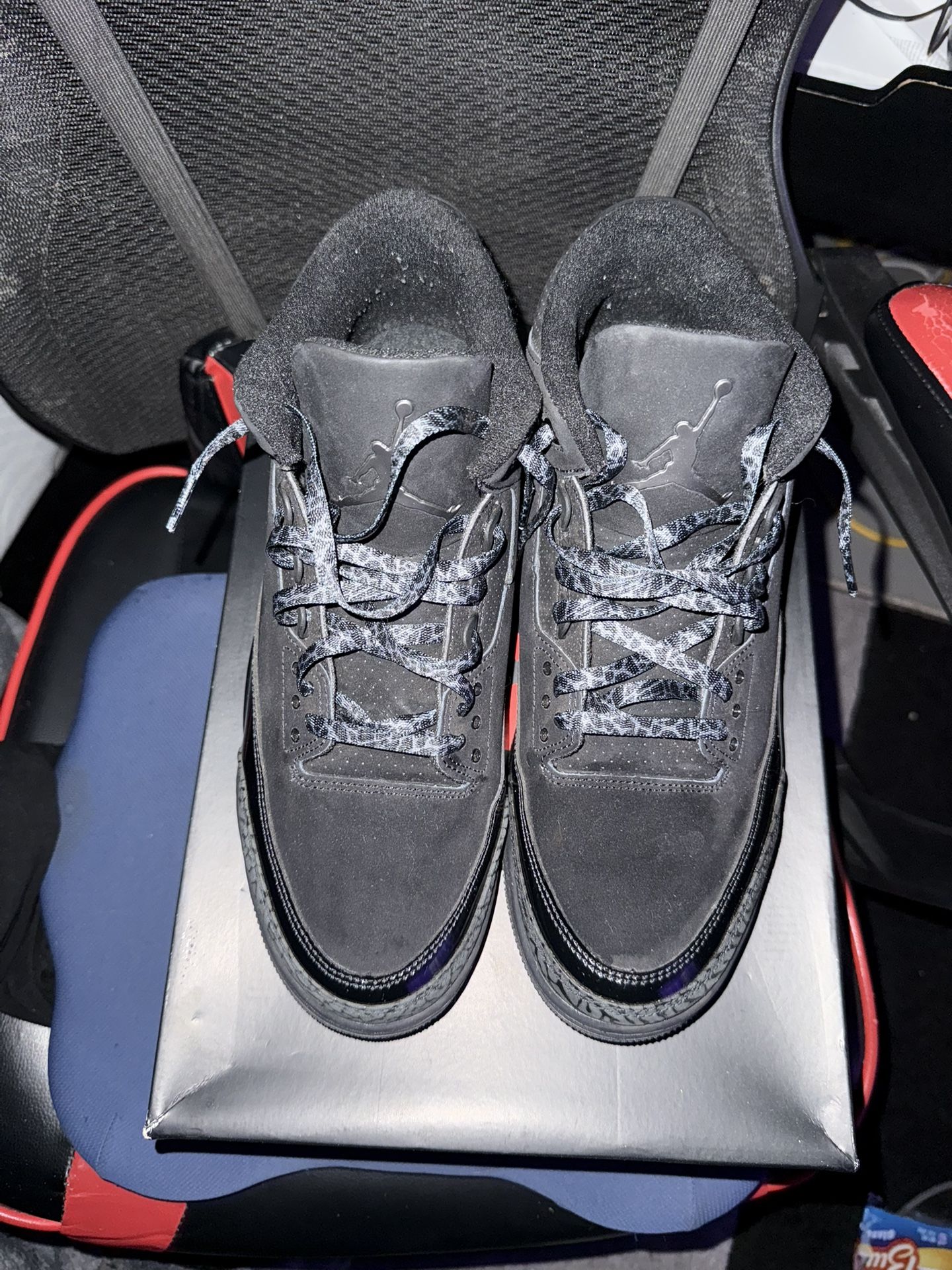 Size 13 Jordan Black Cat 3s