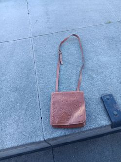 Leather satchel