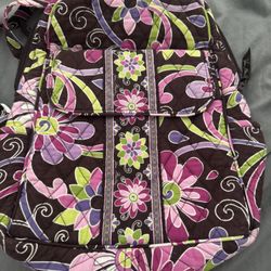 Vera Bradley Purple Paisley Backpack
