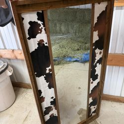 Cowhide Full Length Mirror