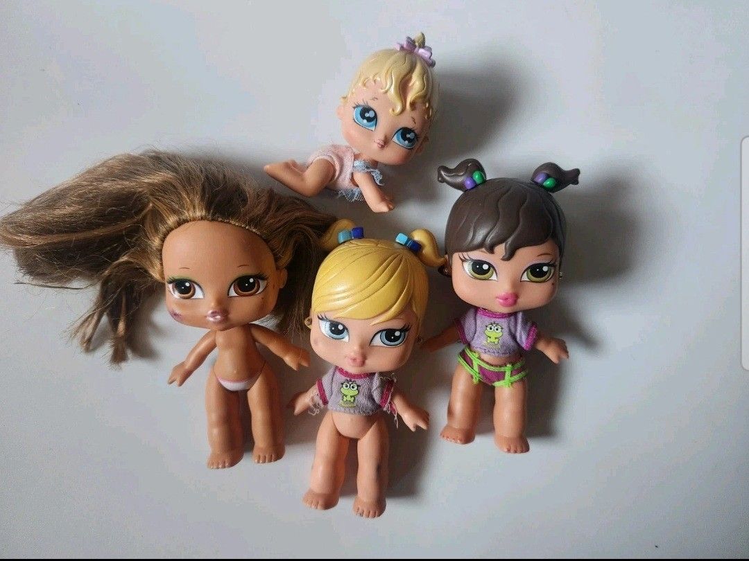 Bratz MGA ENTERTAINMENT Babies Toddles Y2k Lot Of 4 Dolls