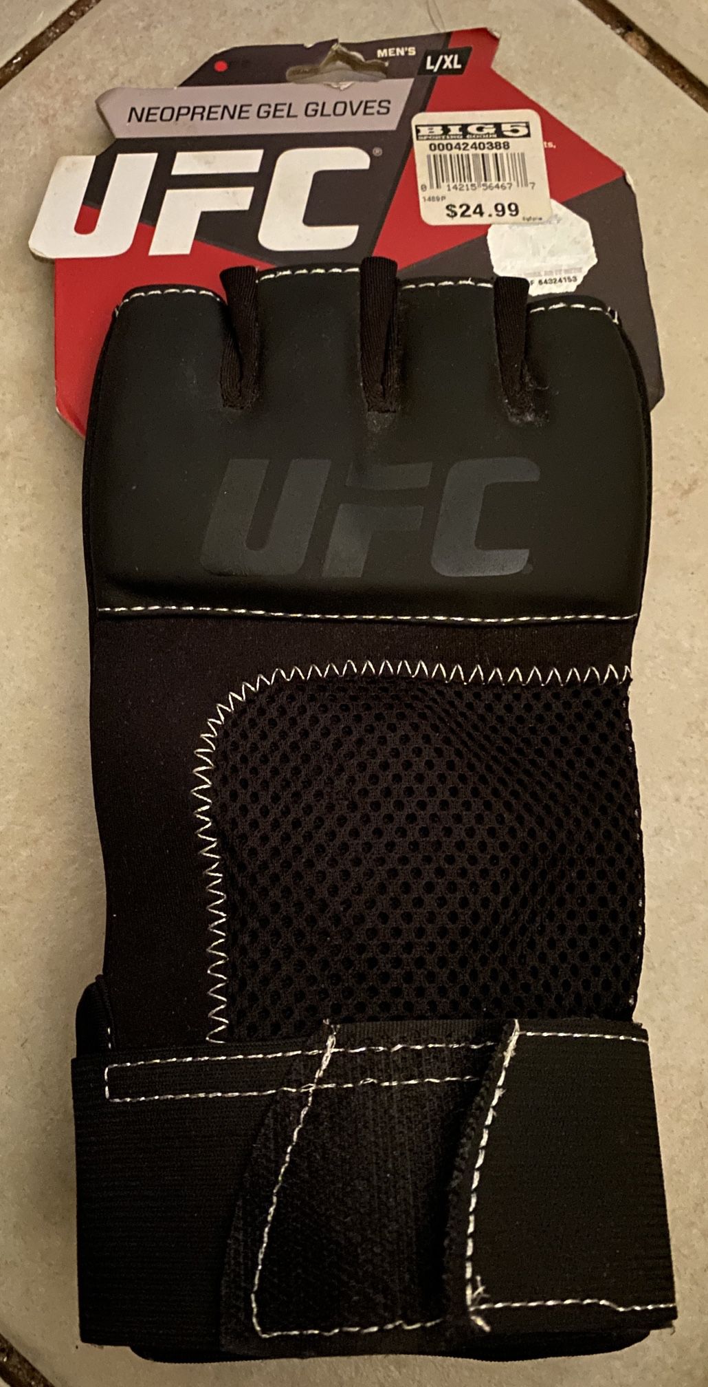 UFC Neoprene Gel Gloves L/XL