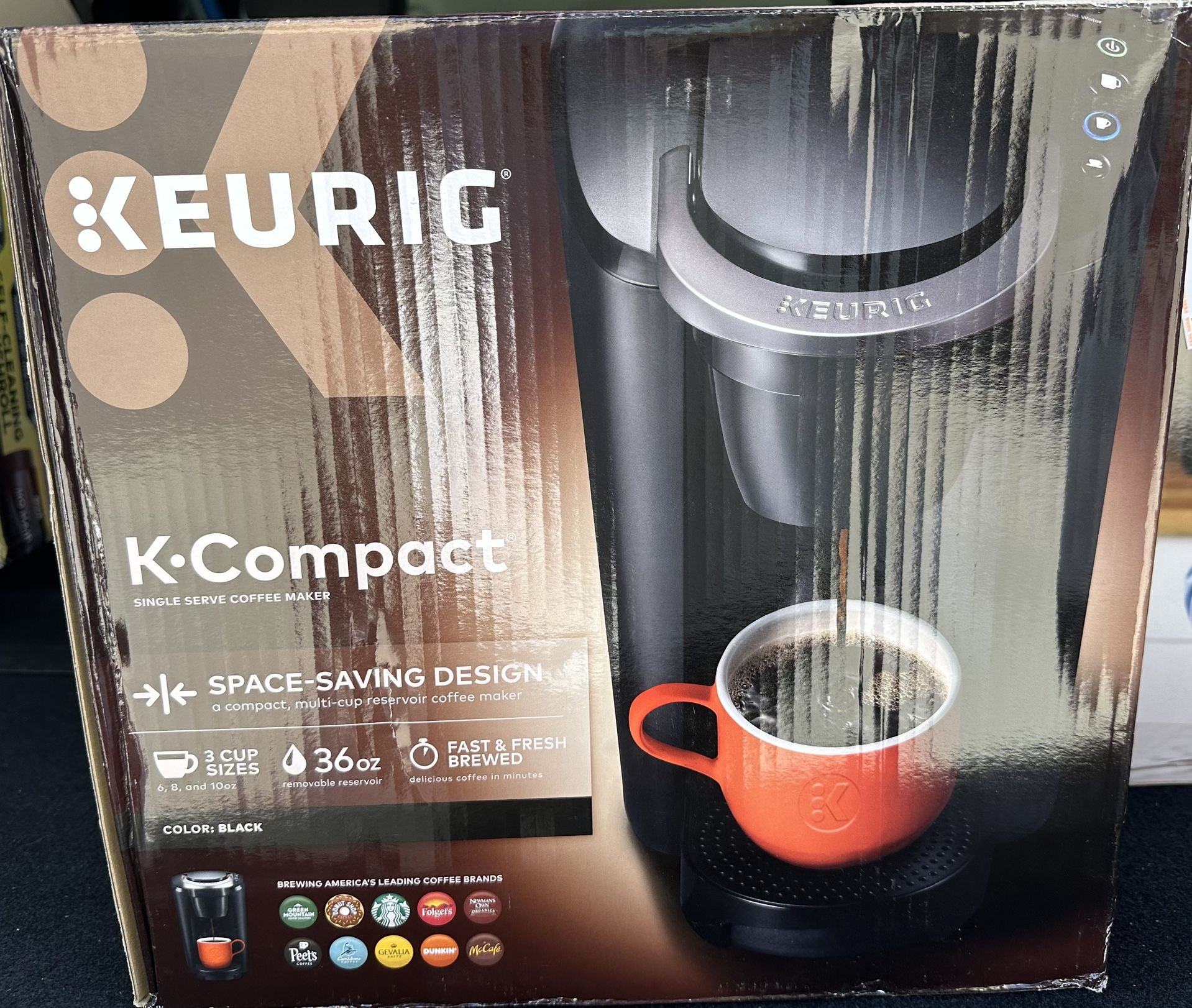 Brand new in box Keurig K-Compact Coffee Machine/Nueva en Caja Cafetera Keurig K- Compact