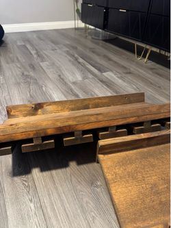 Two Wooden Shelves / Wine Rack