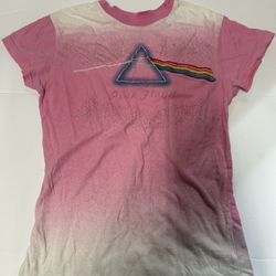 Lot Of 2 Pink Size Small Music Pink Floyd / Rolling Stones 