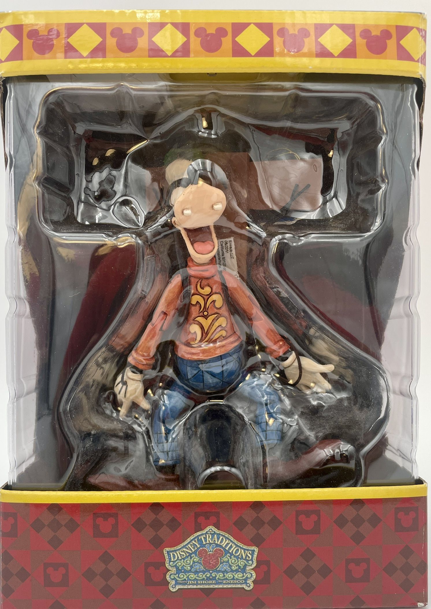 NIB Factory Sealed, Disney Traditions Jim Shore Showcase Collection – Goofy Marionette