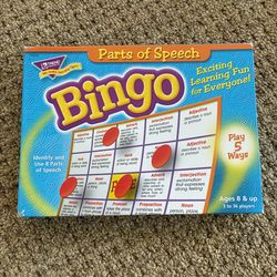 Parts of Speech Bingo Game