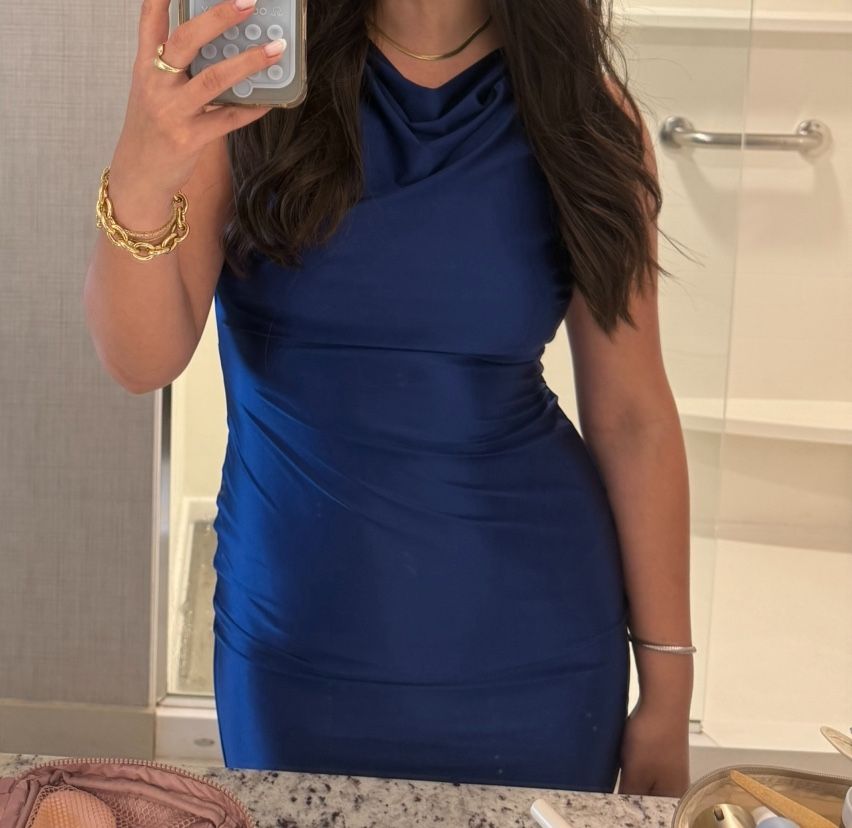 Blue Wedding Guest Dress For Sale