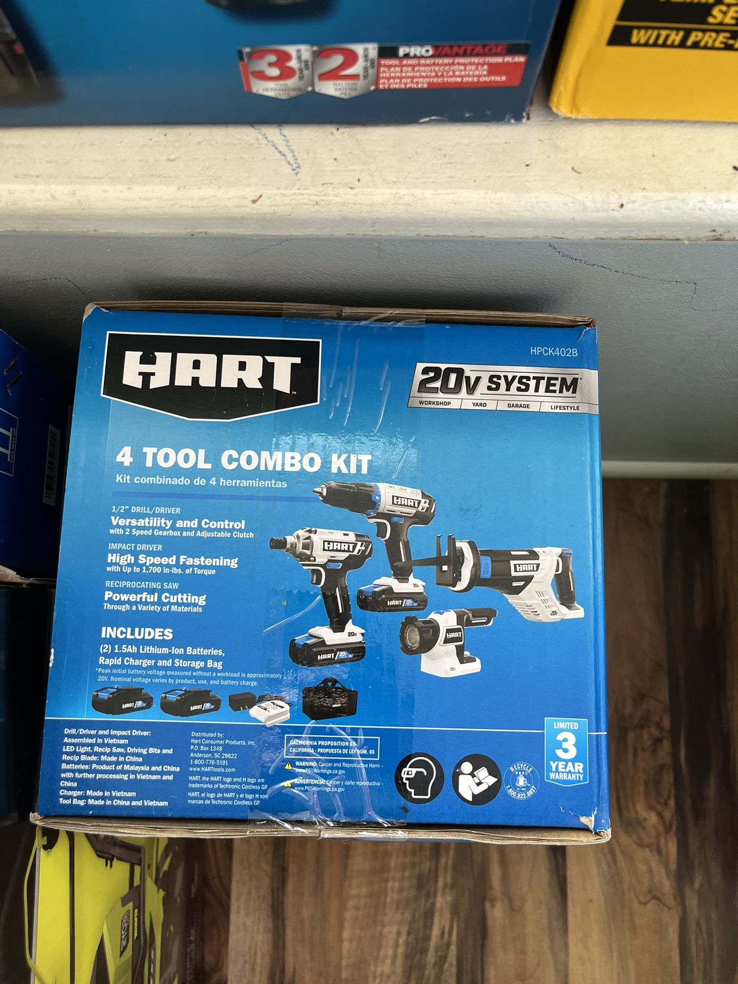 Hart 4 Tool Combo