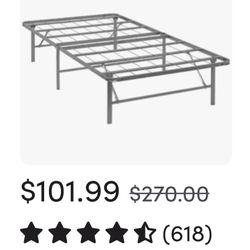 Twin Size Foldable Bed Frame