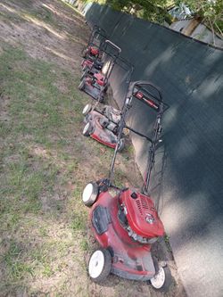 Lawnmowers for fixing or parts