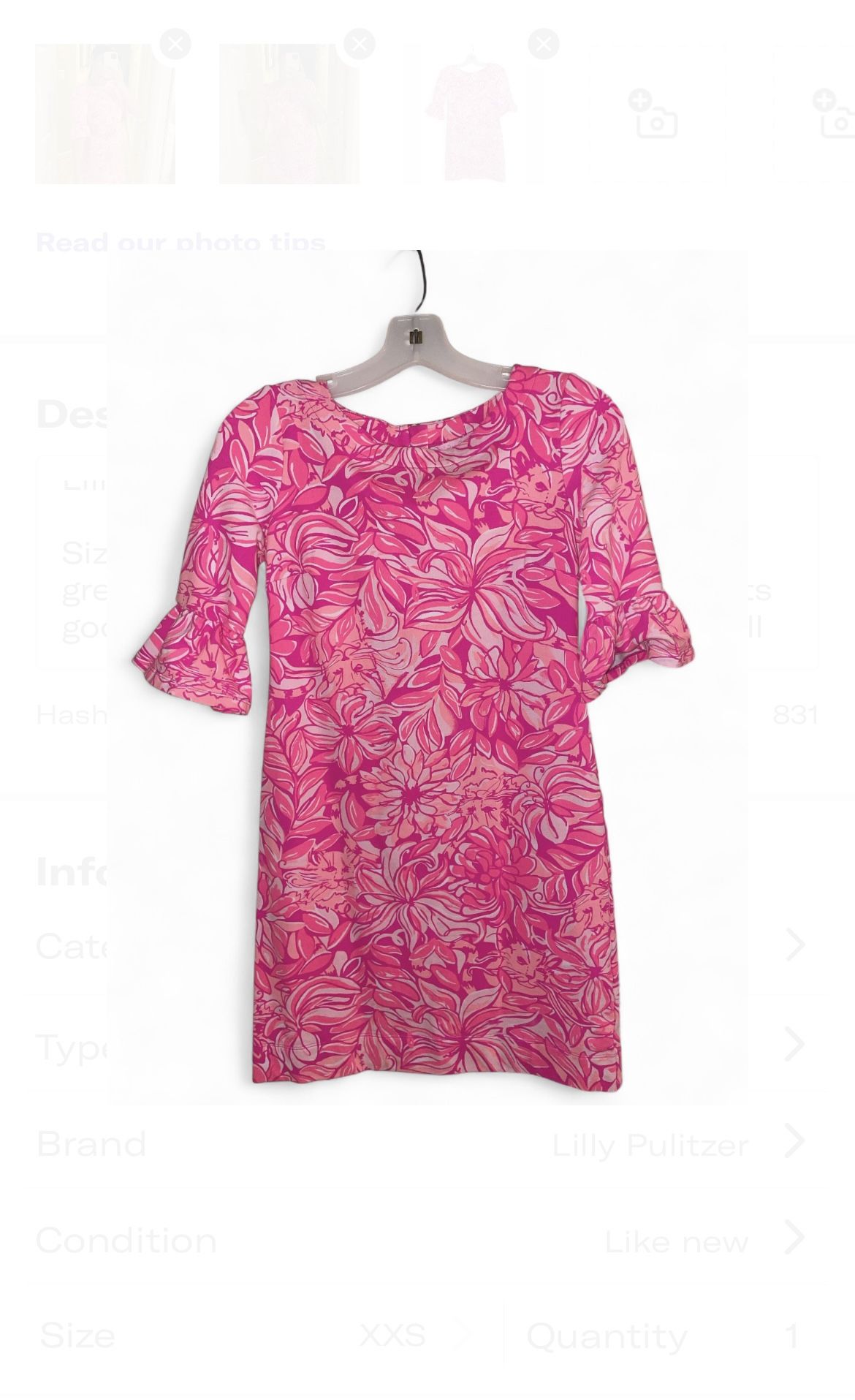 Lilly Pulitzer Bell Sleeve Dress