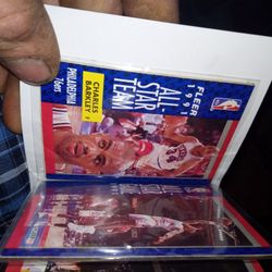 1991 Fleer Chares Barkley Basketball Cards