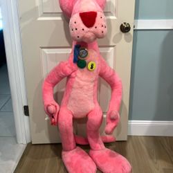 4 Foot Tall Pink Panther Needs New Home $25