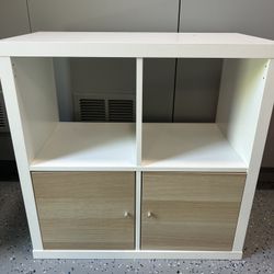 IKEA 4-Cube KALLAX Organizer Shelf - White