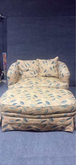 Oversized Chair & Matching Ottoman – $395 OBO
