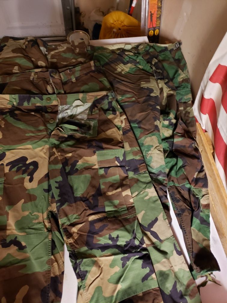 M68 Woodland Camo pants