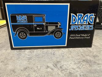 Drag Specialties 1931 Ford Model A Panel Delivery Truck Die Cast Bank (#9)