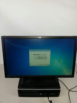 HP Desktop and HP ZR22W