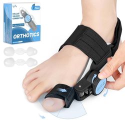 Bunion Corrector for Women Men: Big Toe Straightener Bunion Fix with Adjustable Knob-Orthopedic Bunions Splint Brace Toe Alignment Correction for Hall