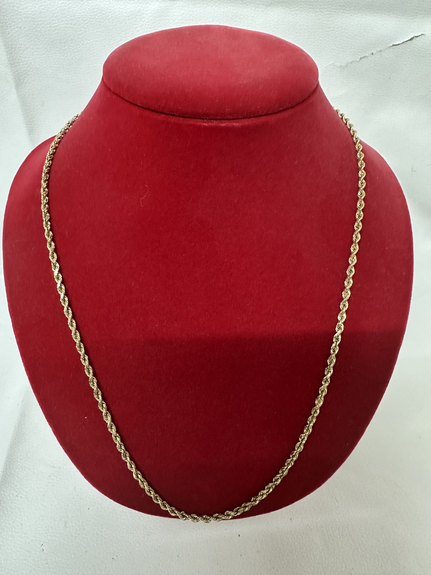 Gold Chain 14k & 24 Inch