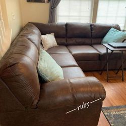 L Shape Bladen 2 Piece Sectional Couch 💥 Fastest Delivery 🚚