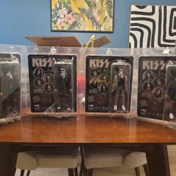 Dressed To Kill Kiss 8' Figures Toy Co Dolls