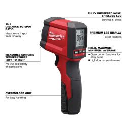 Milwaukee 10:1 Infared Temp Gun