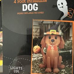 4 Foot Inflatable Dog