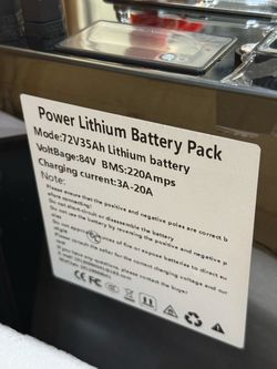 72v 35Ah - 220a BMS