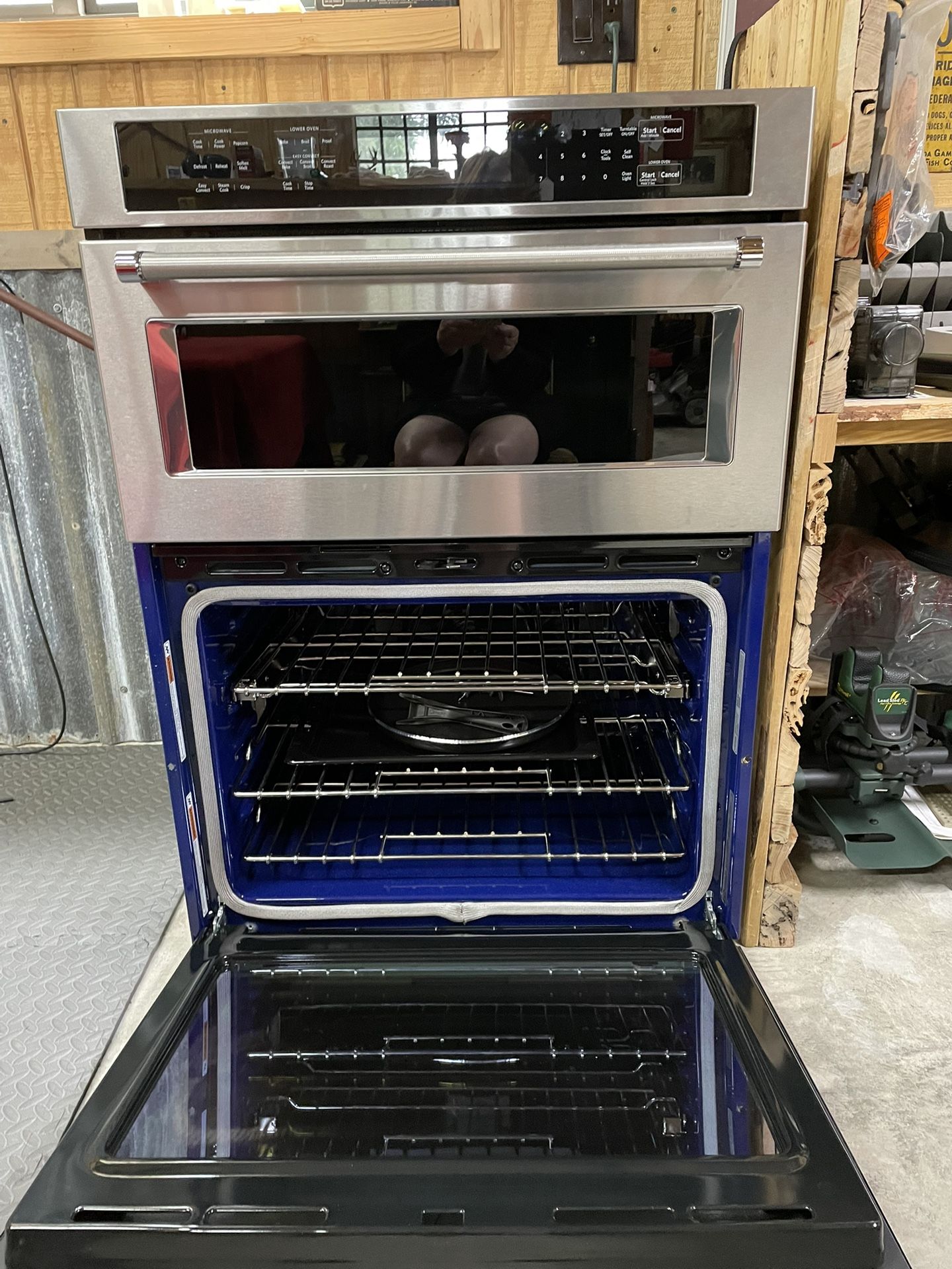 Kitchen Aid Build microwave oven combo brand new