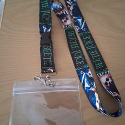 New Beetlejuice Lanyard and badge protector