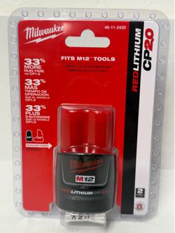 M12 12-Volt Lithium-Ion 2.0 Ah Compact Battery Pack