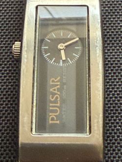 Pulsar Watch with Rectangle Case
